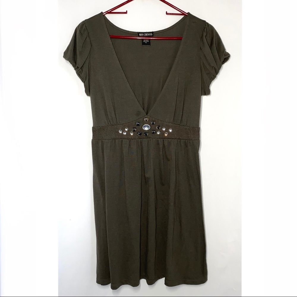 Miss Chievous V-Neck Dress
